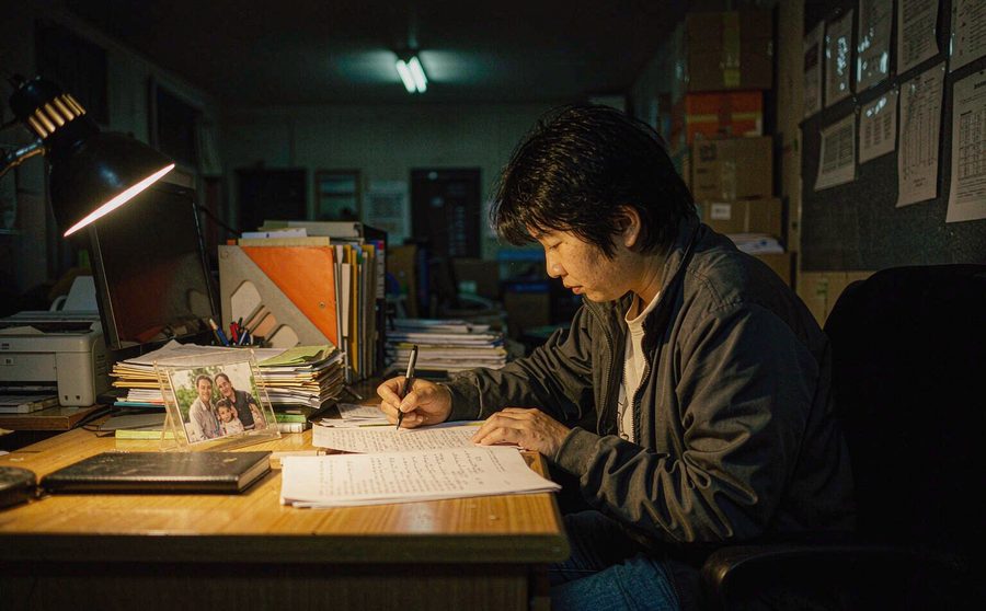 手扶額，螢幕顯示陌生任務